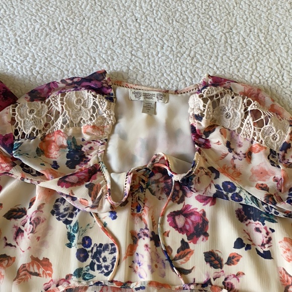 Vintage America floral blouse size Small - Picture 6 of 9